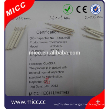 MICC Thin Film Sensor Cerámica redonda Pt100 RTD Element